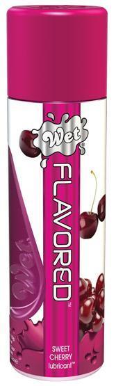 Лубрикант Wet Flavored Sweet Cherry с ароматом вишни - 106 мл.
